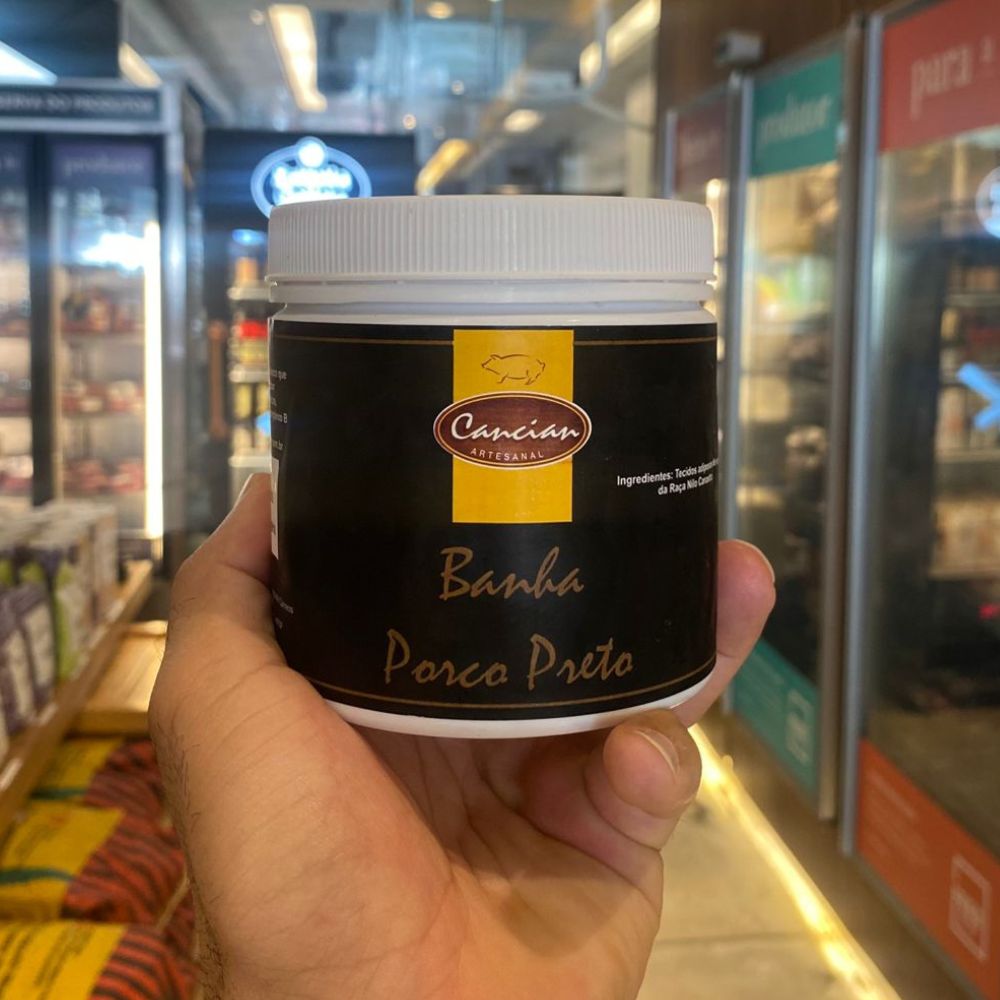 Banha Porco Preto Cancian