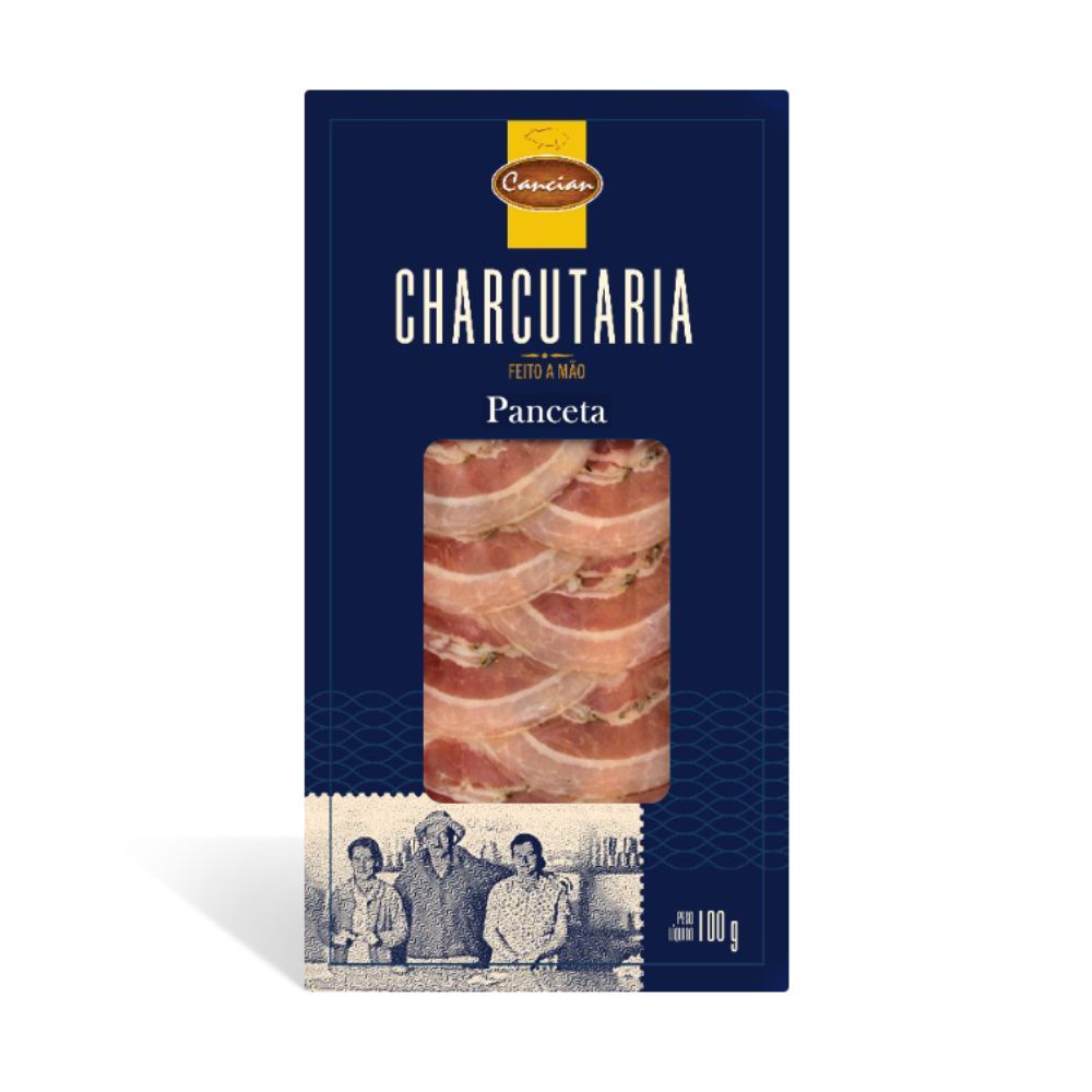 Panceta Suína Curada Fatiada
