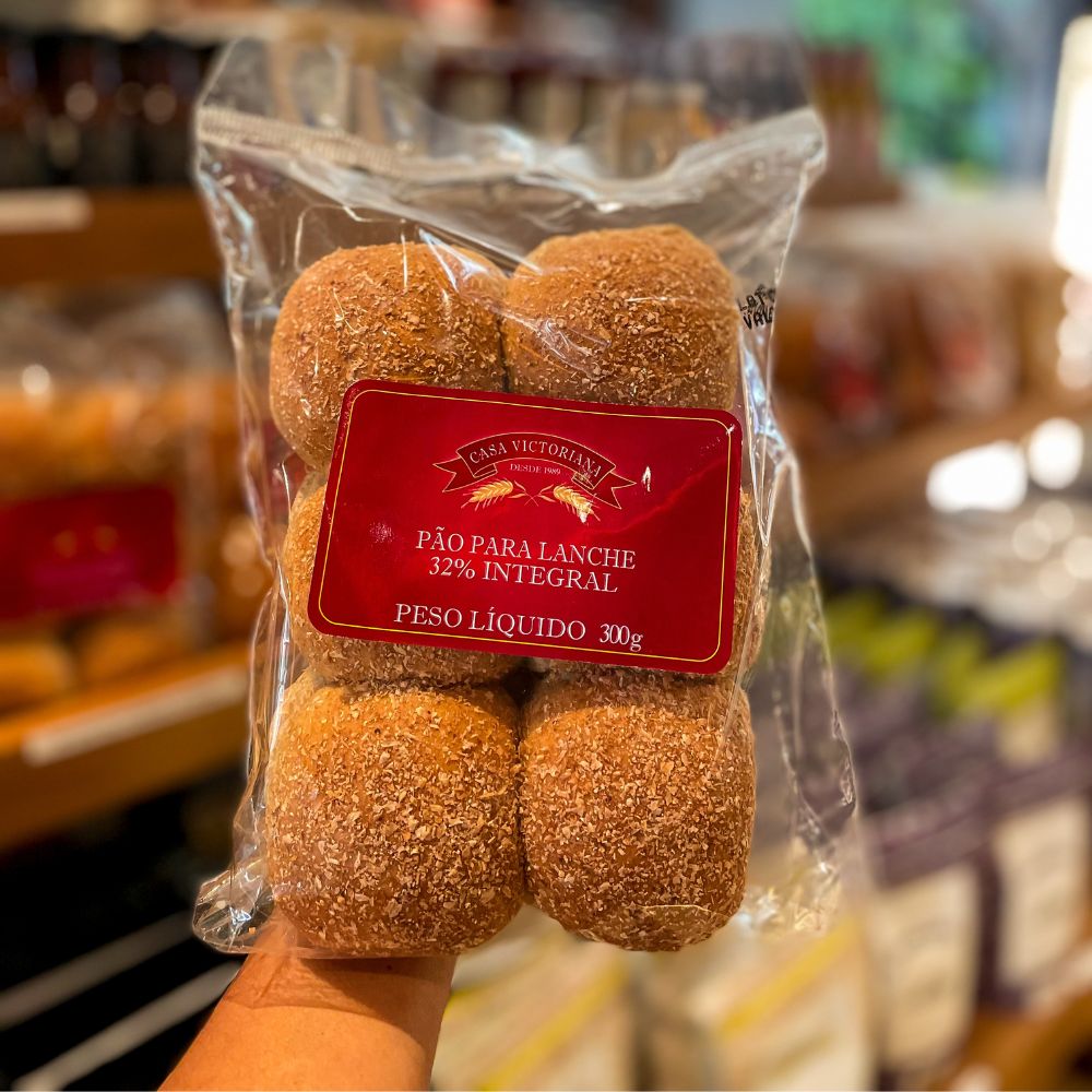 Pão Integral para lanche Casa Victoriana